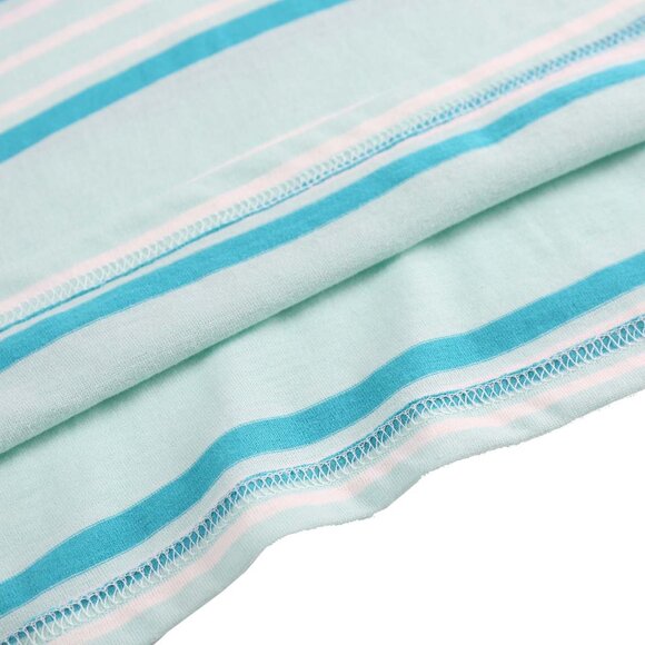 Men's Short Sleeve T-shirts Striped Crew Neck Tee Size XL - Picture 5 of 8